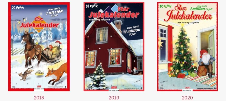 tre år med flax kalender