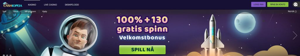 Cashiopeia Velkomstbonus