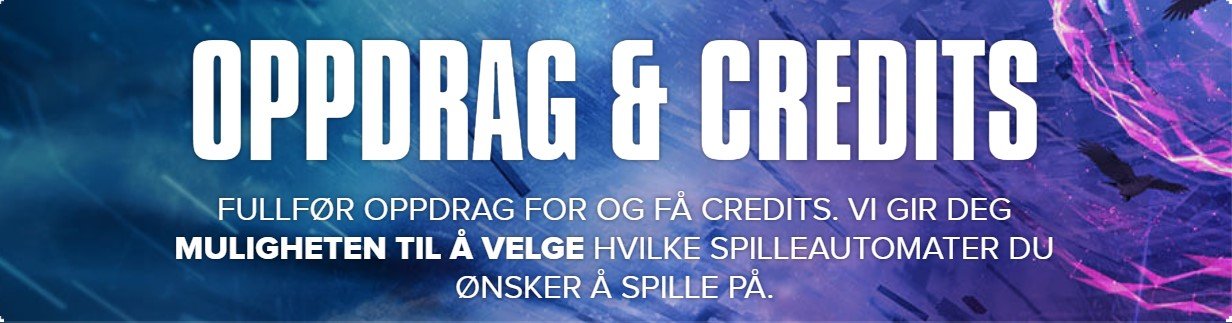 Gjør Oppdrag og få gratis Credits hos Kaboo