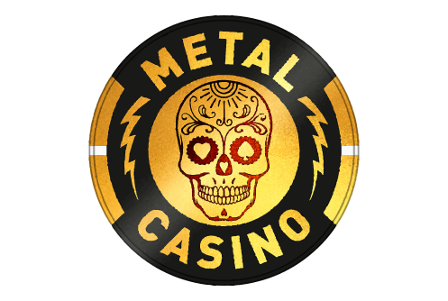 Metal casino logo