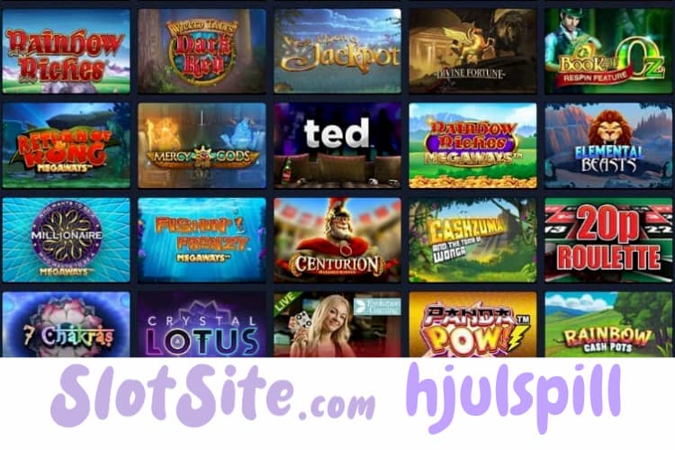 Slotsite.com hjulspill og spilleautomater på nett