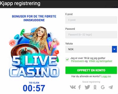 Slottica har et godt casino tilbud