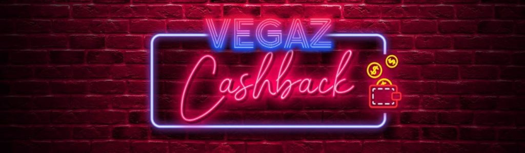 vegaz casino tilbyr cashback