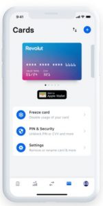 ditt digitale kort hos revolut