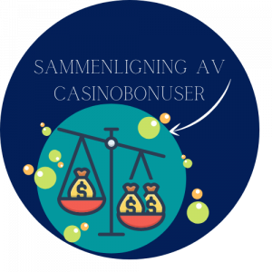 sammenligning av casinobonuser