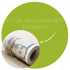 uttak med community payments